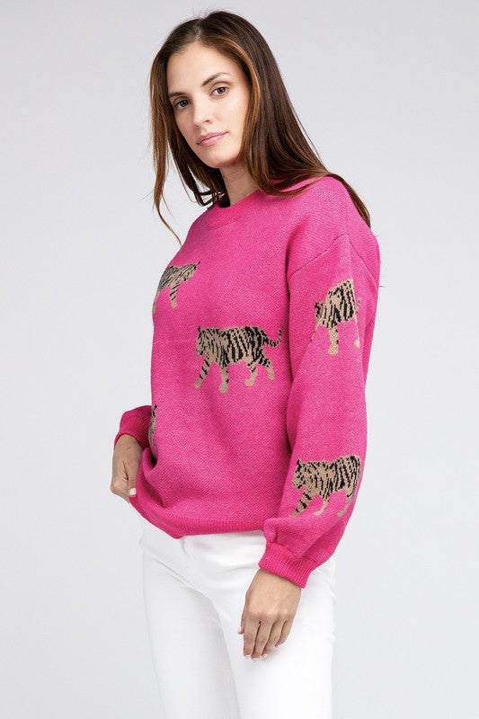 Tiger Pattern Sweater