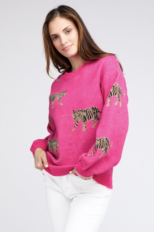 Tiger Pattern Sweater